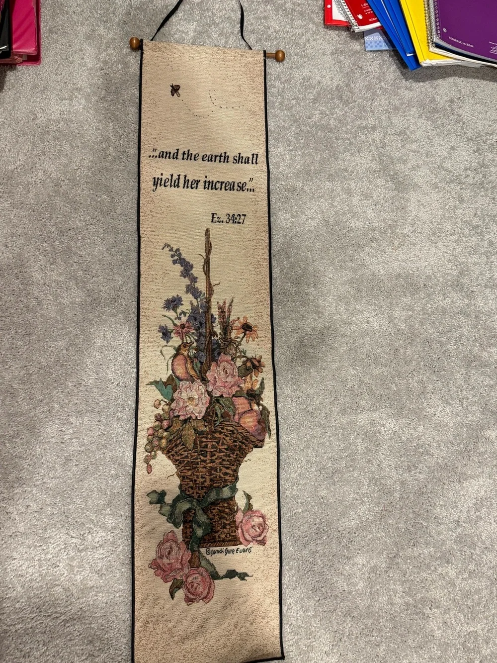 Sandi Gore Evans Biblical Tapestry Wall Hanging